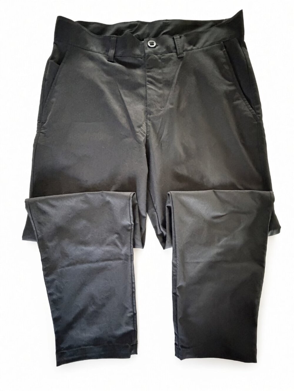 NWOT Lululemon Men’s Relaxed Tapered Smooth Twill Trouser Pants Black Size 34